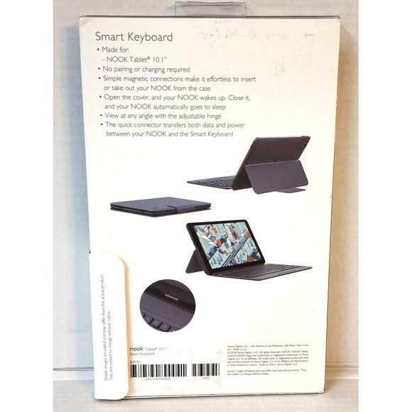 Nook Smart Keyboard for Nook Tablet 10.1" NEW in Package Unused - Picture 3 of 5